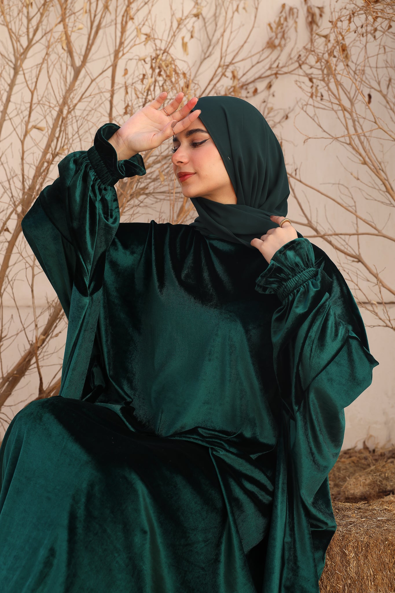 DARK GREEN VELVET CLASSIC ISDAL