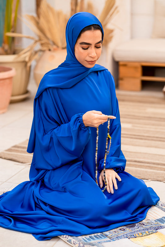 ELECTRIC BLUE CLASSIC SATIN ISDAL