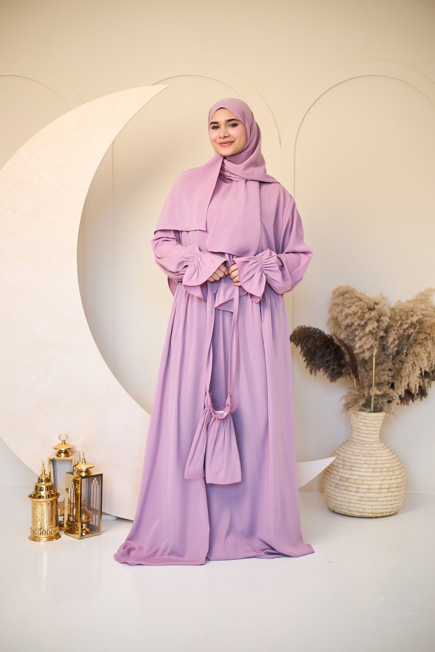 LILAC CREPE DRESSY ISDAL