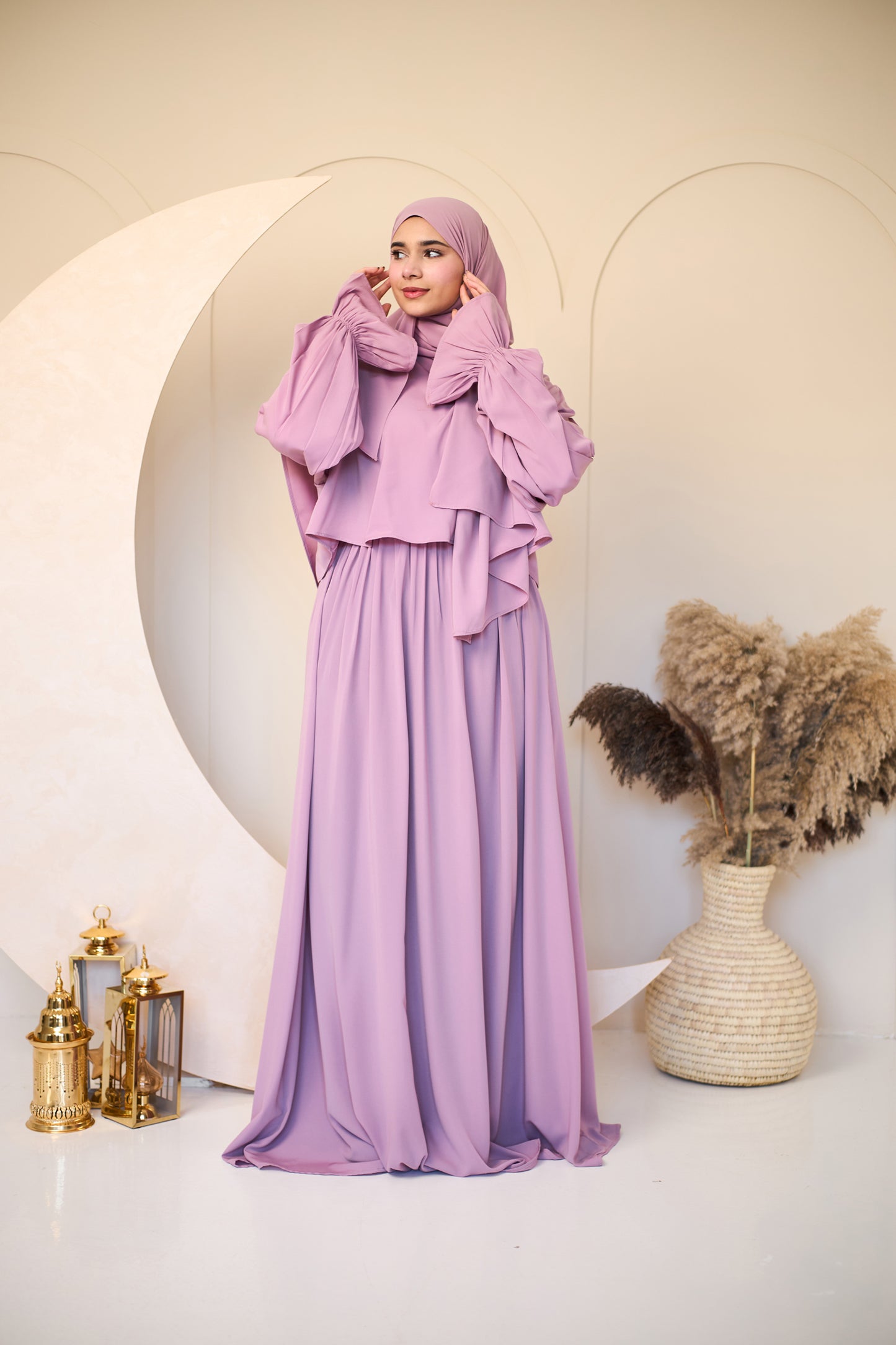 LILAC CREPE DRESSY ISDAL