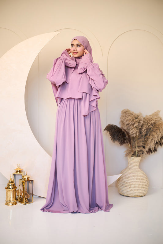 LILAC CREPE DRESSY ISDAL