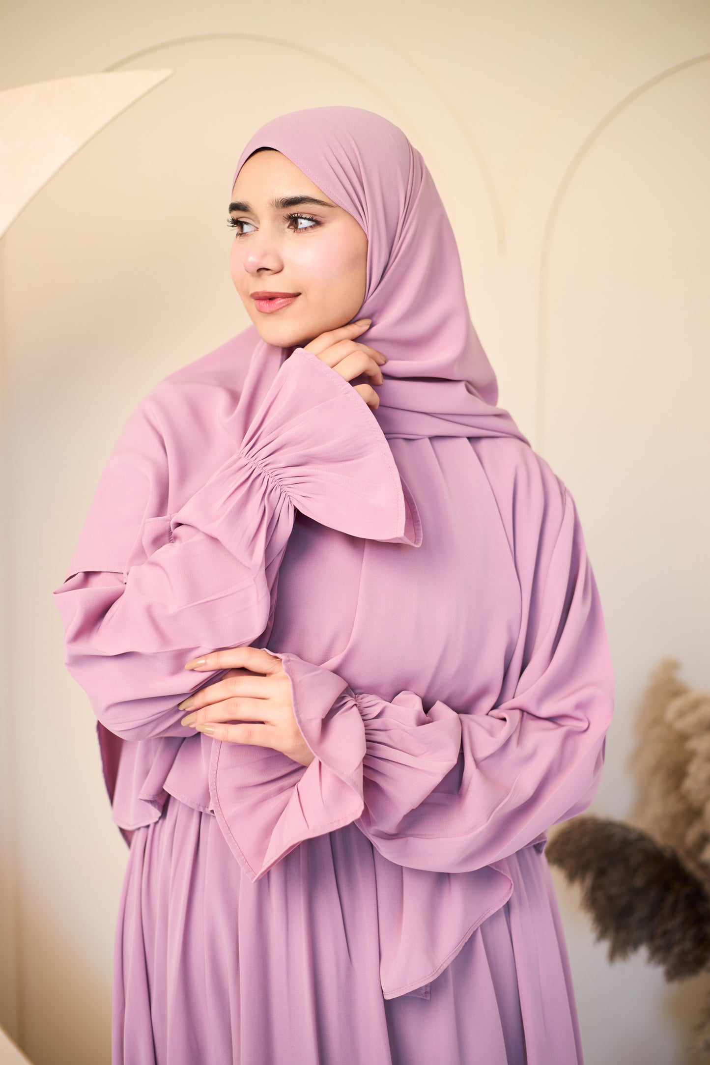 LILAC CREPE DRESSY ISDAL