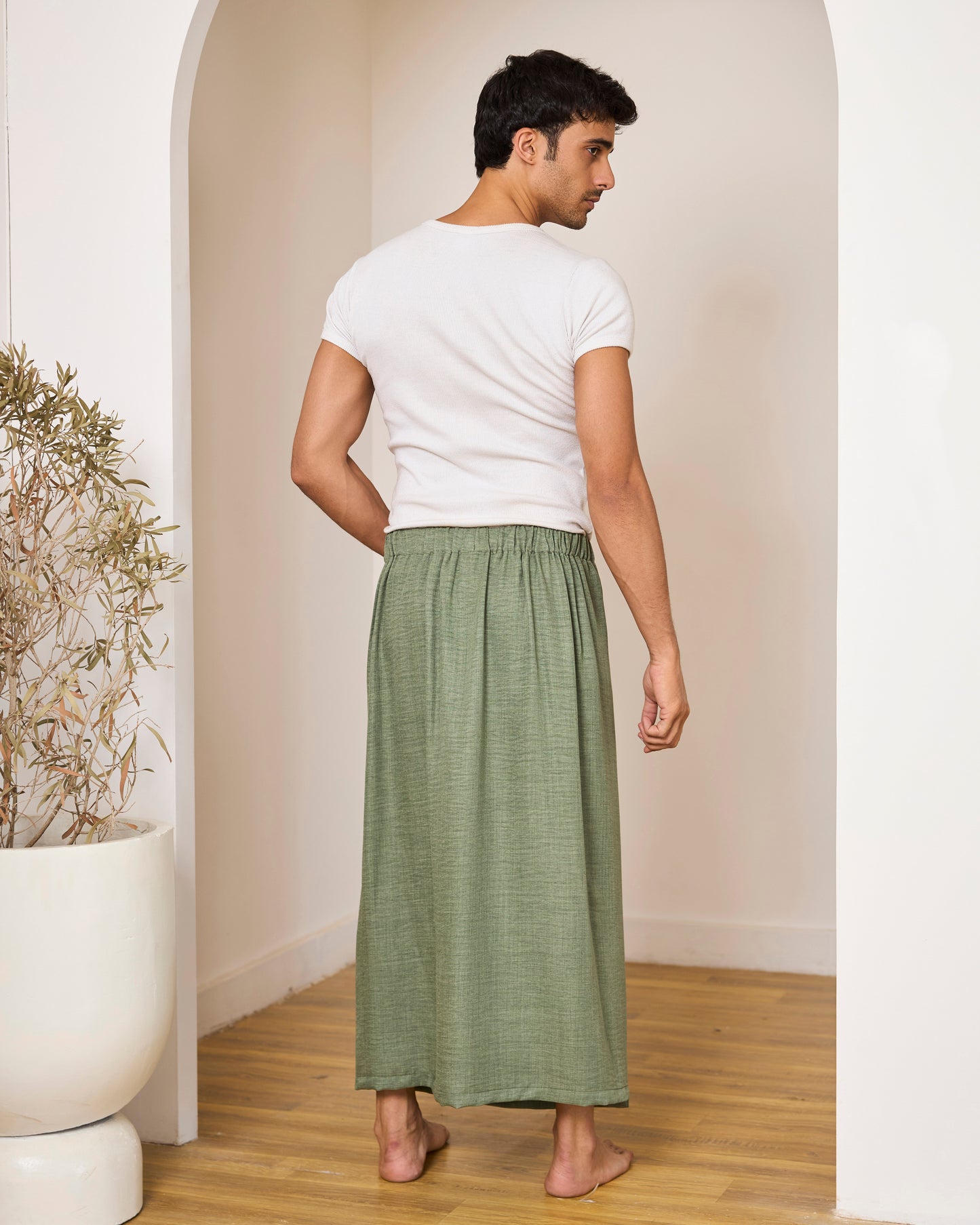 GREEN LINEN AZAR