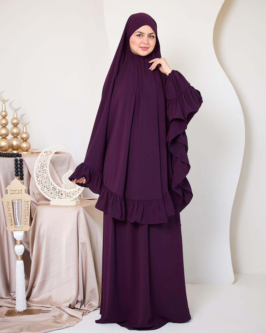 PURPLE CREPE SET ISDAL