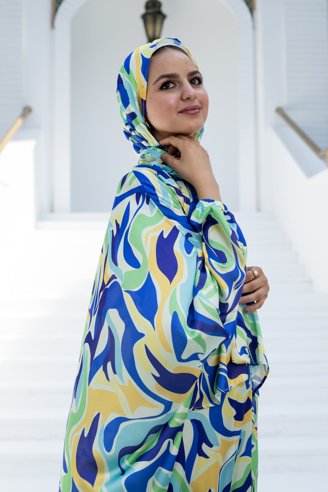 EMERALD SEA PRINT CLASSIC SATIN ISDAL