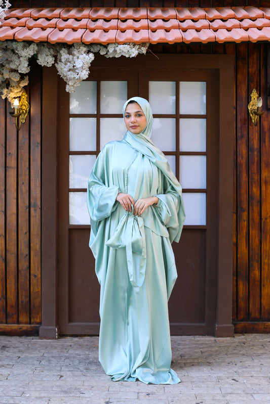 GREEN LILLY CLASSIC SATIN ISDAL