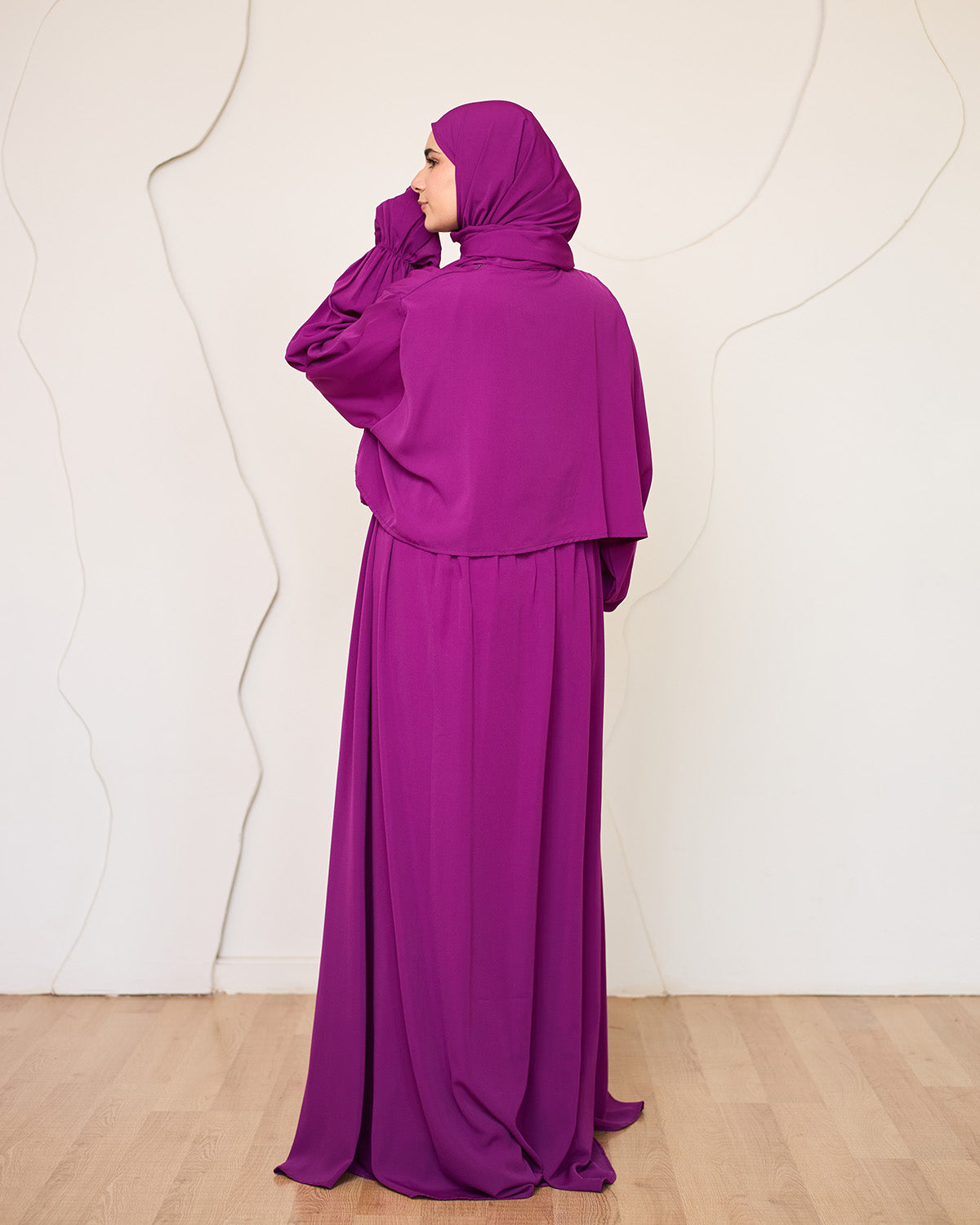 GRAPE CREPE DRESSY ISDAL