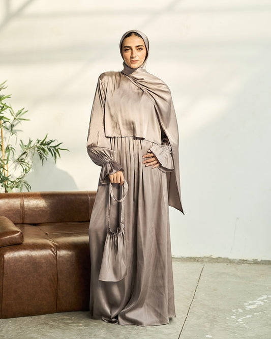 DRESSY SATIN ISDALS HIJABISTA DRESSY SATIN ISDALS HIJABISTA