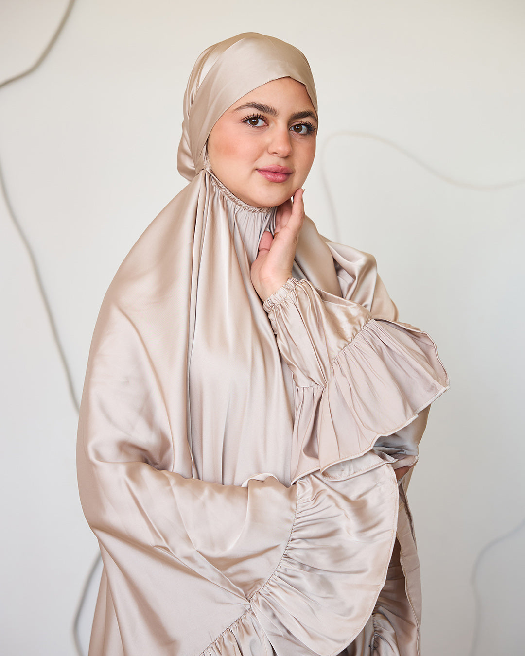 GOLD SATIN SET ISDAL