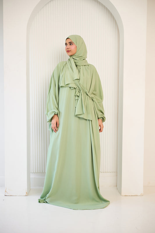 PASTEL GREEN CREPE CLASSIC ISDAL