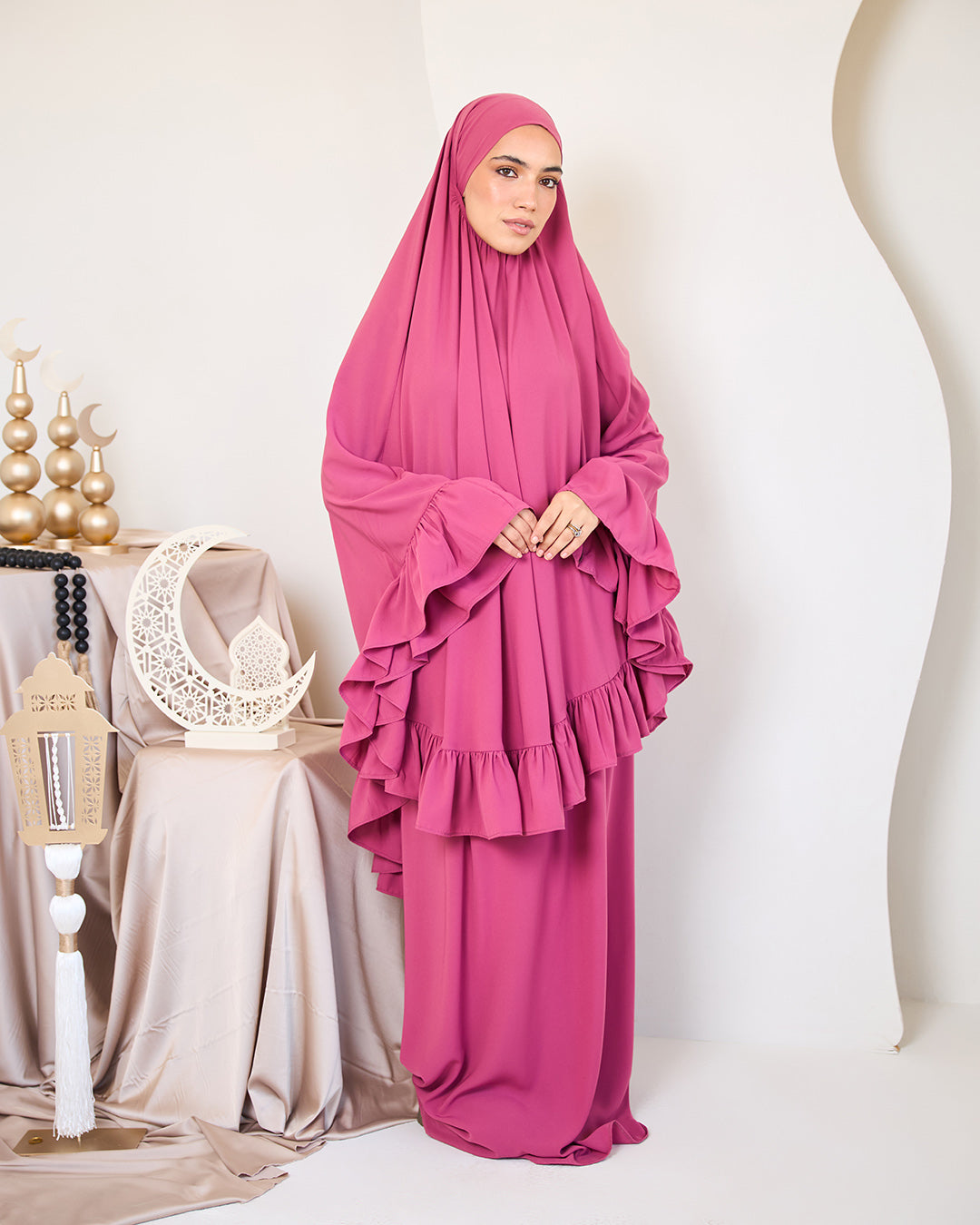 PINK CREPE SET ISDAL