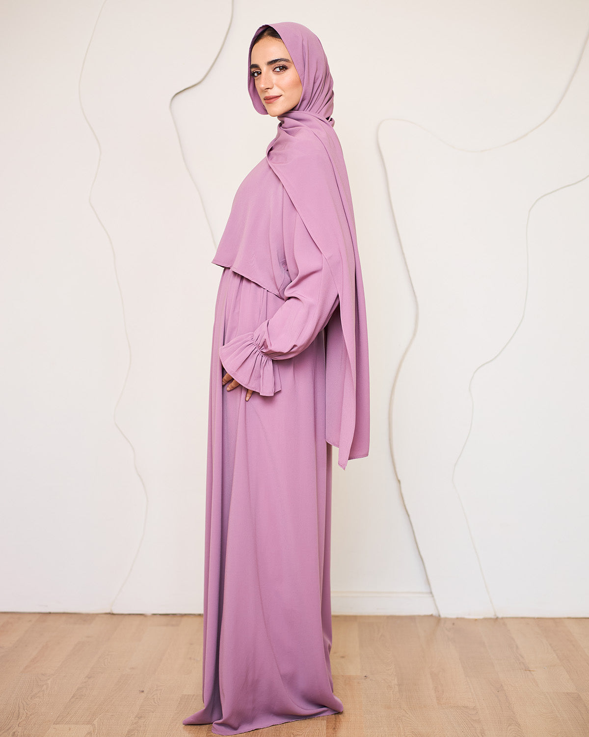 LILAC CREPE DRESSY ISDAL