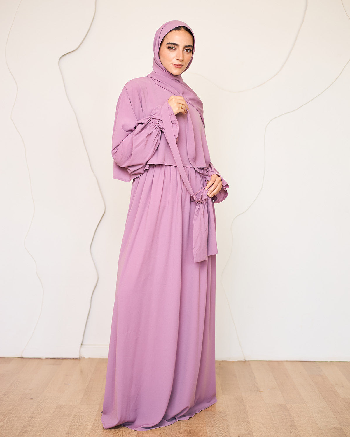 LILAC CREPE DRESSY ISDAL
