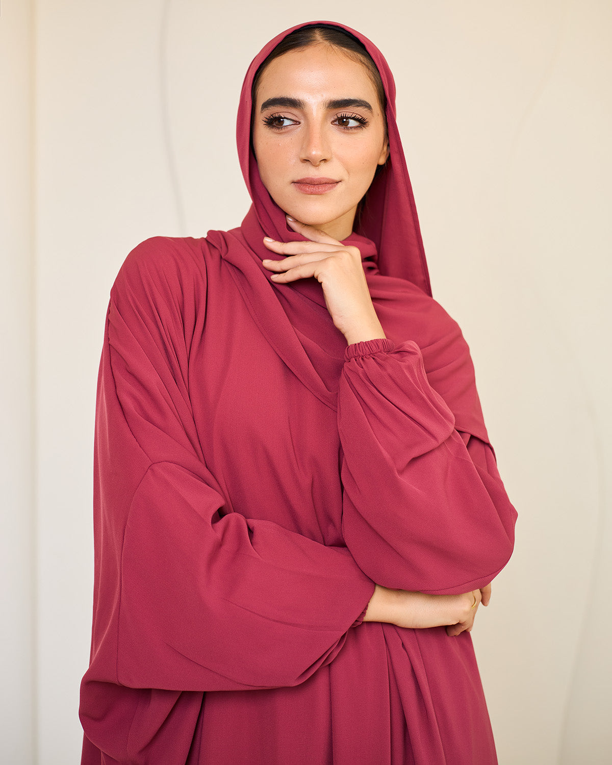 BRICK RED CREPE CLASSIC ISDAL