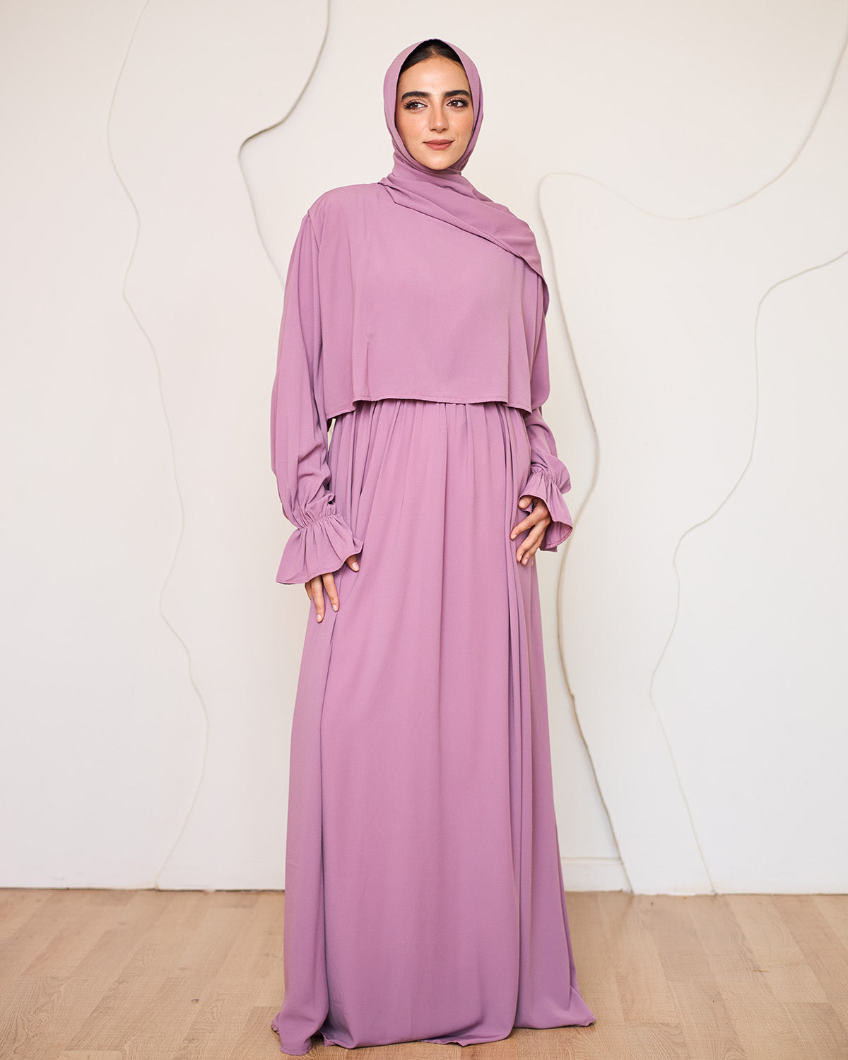 LILAC CREPE DRESSY ISDAL