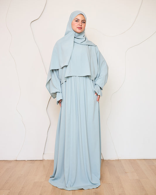 MINT GREEN CREPE DRESSY ISDAL