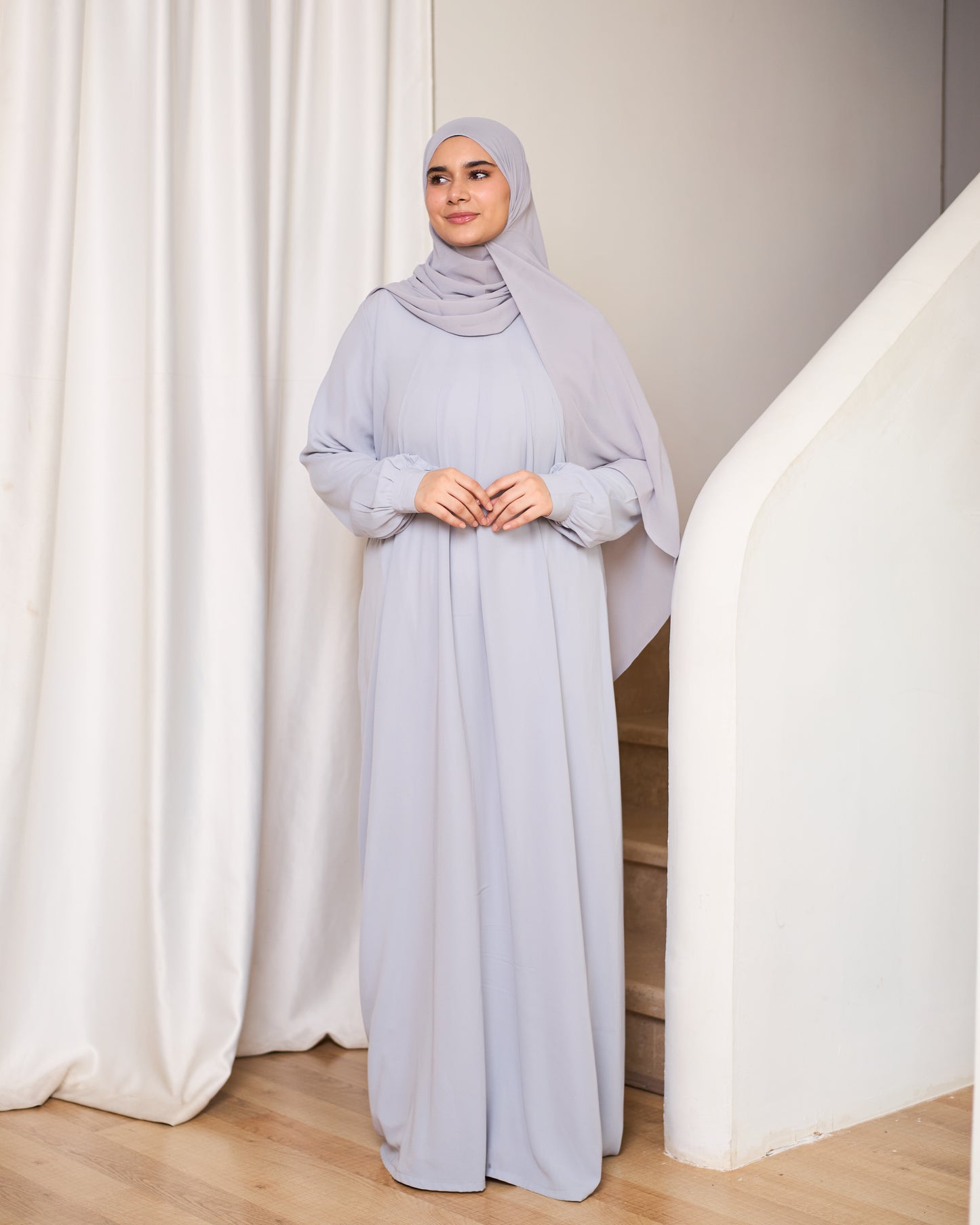 GREY BASIC DRESS
