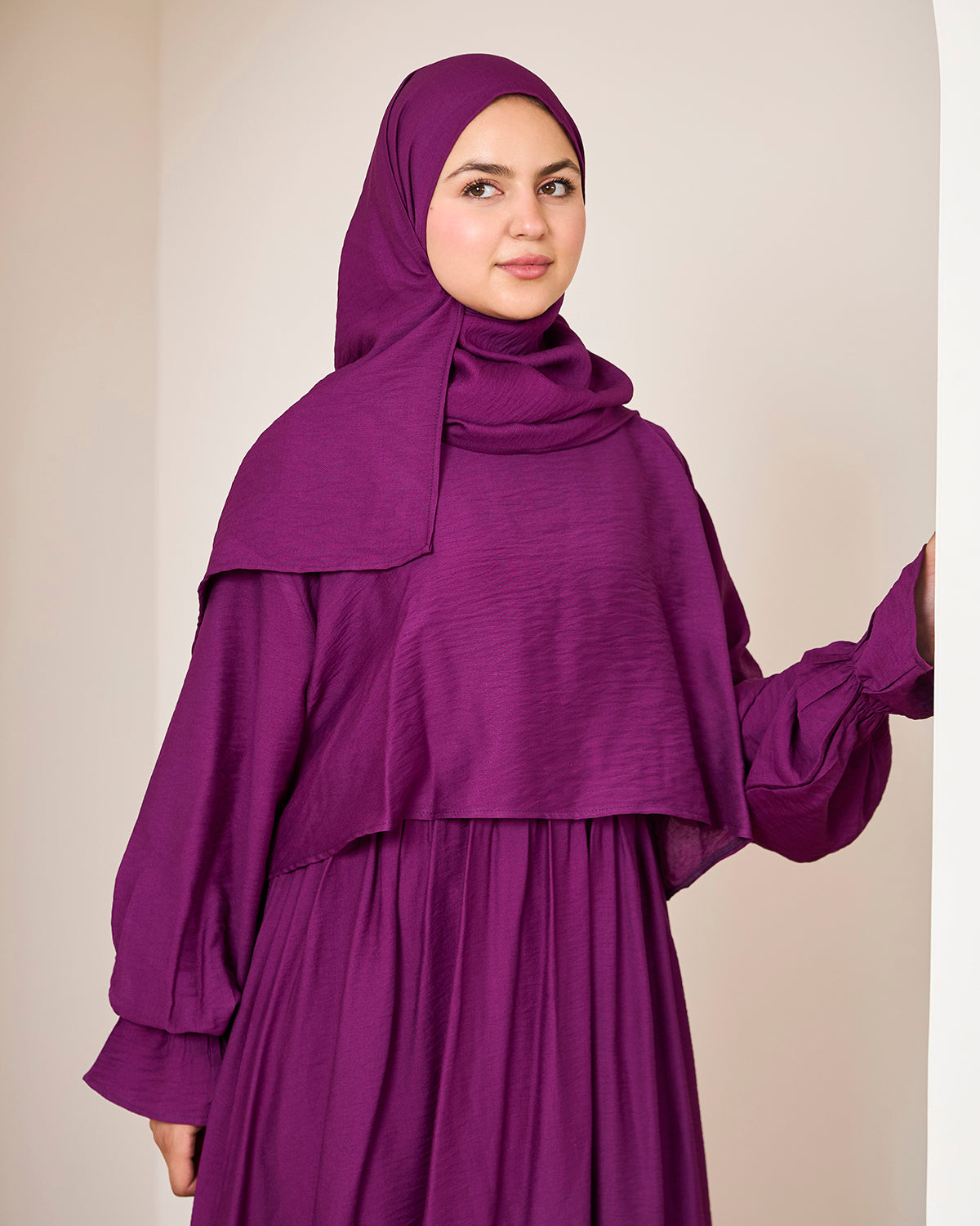 GRAPE LINEN DRESSY ISDAL