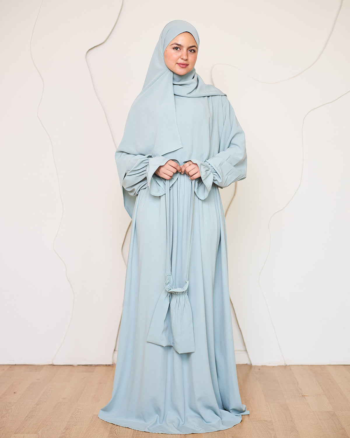 MINT GREEN CREPE DRESSY ISDAL