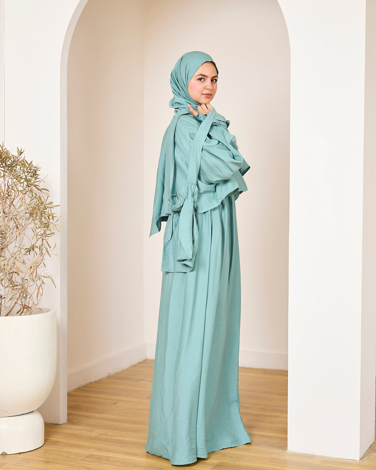 MINT LINEN DRESSY ISDAL