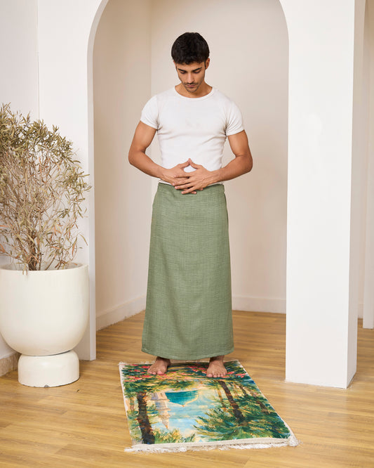 GREEN LINEN AZAR