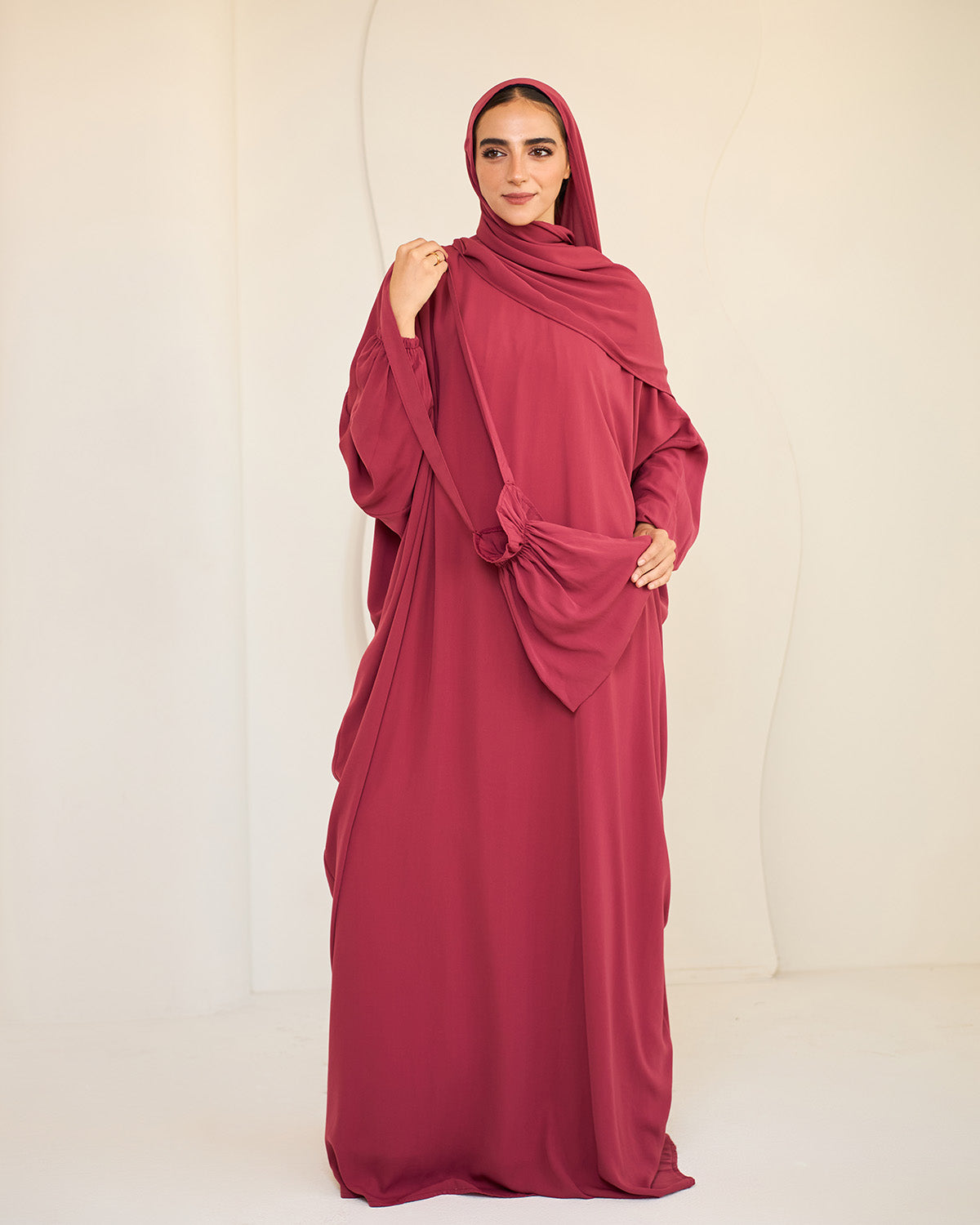 BRICK RED CREPE CLASSIC ISDAL