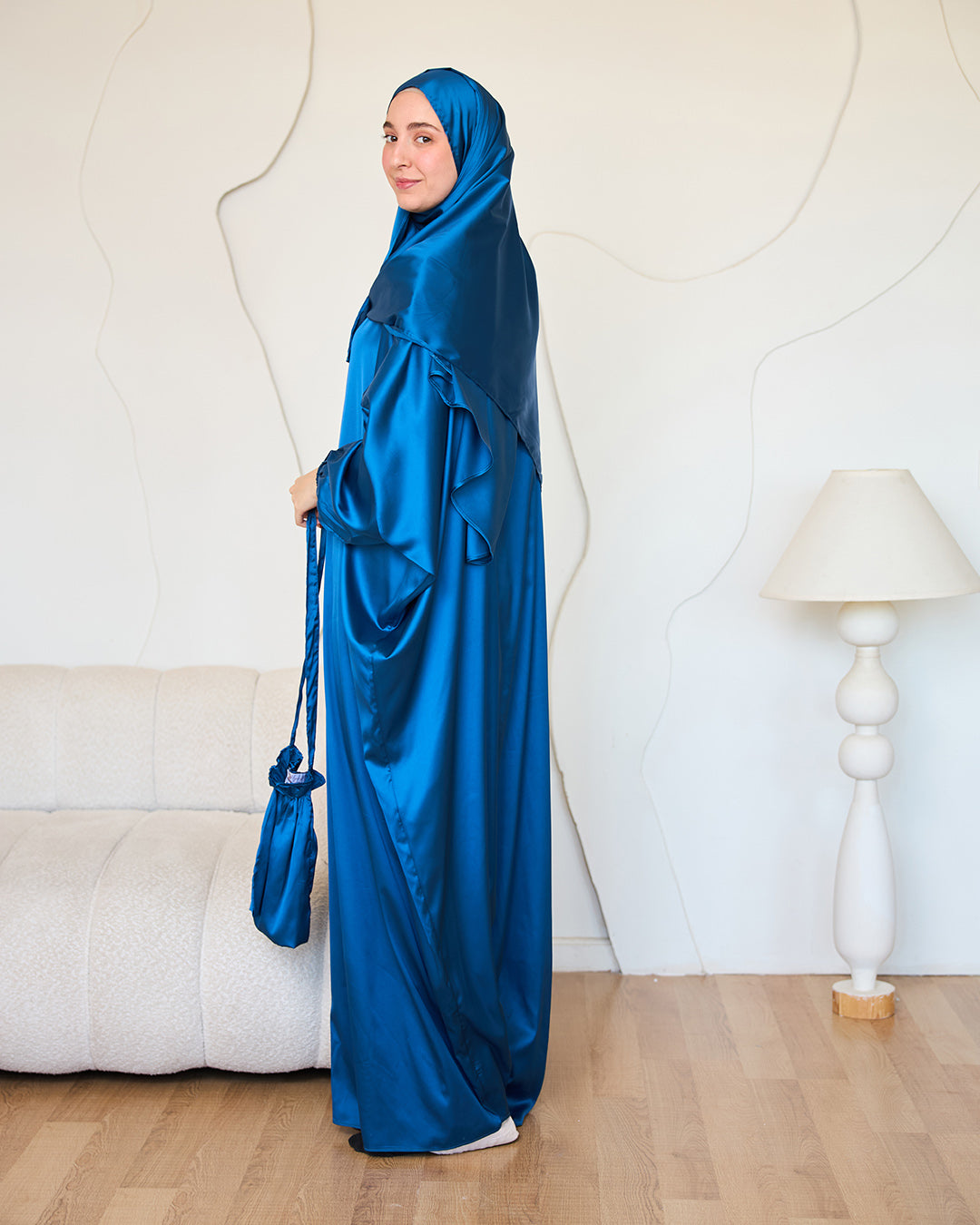 BLUE CLASSIC SATIN ISDAL