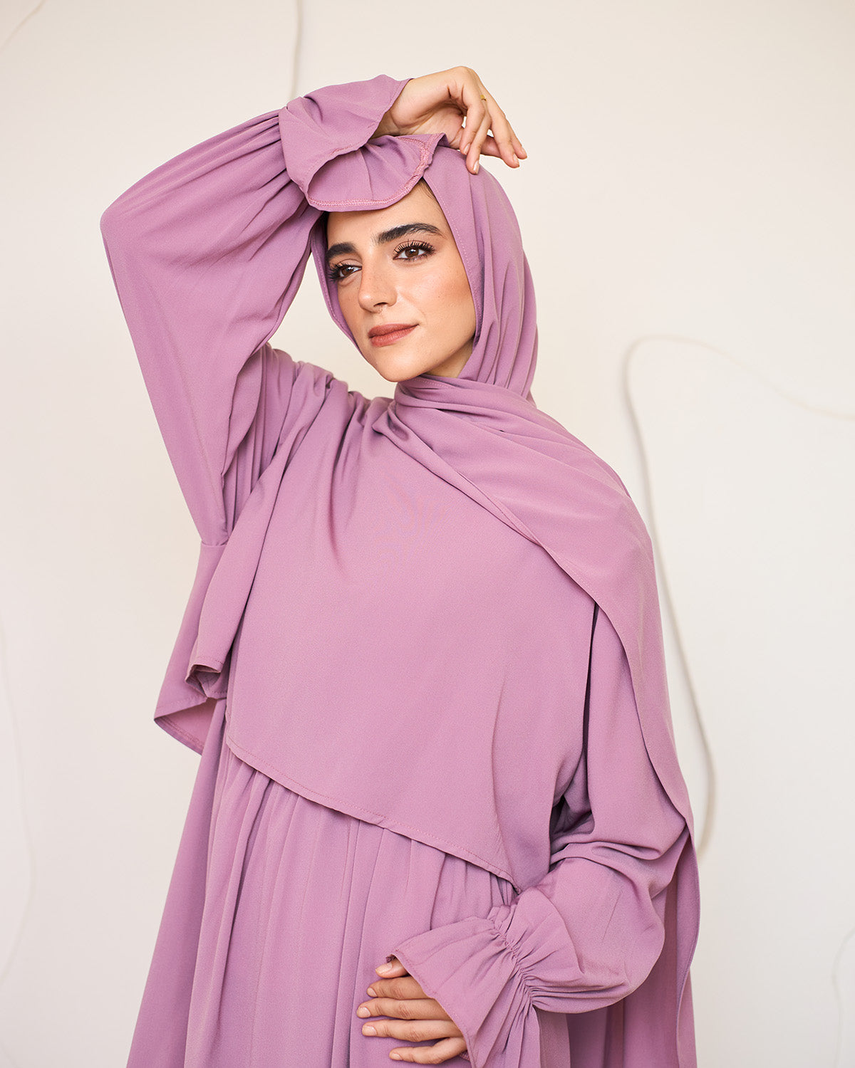 LILAC CREPE DRESSY ISDAL