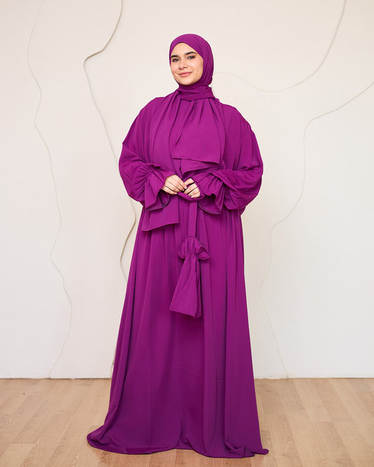 GRAPE CREPE DRESSY ISDAL