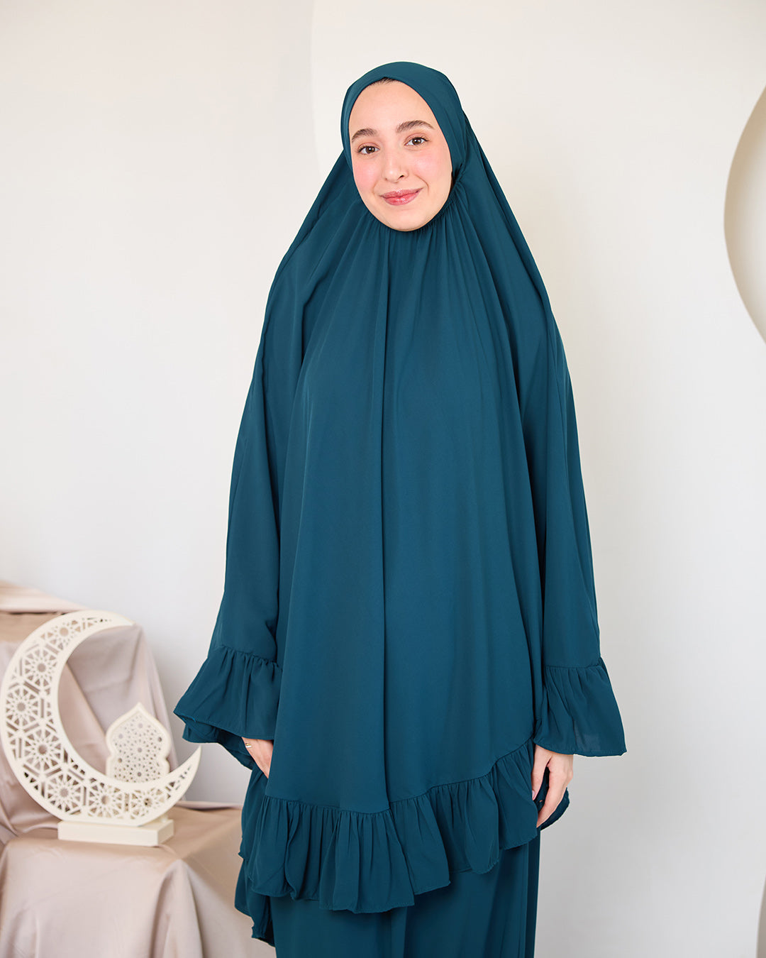 TEAL CREPE SET ISDAL