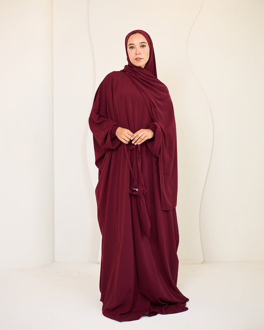 RUBY MAROON CREPE CLASSIC ISDAL