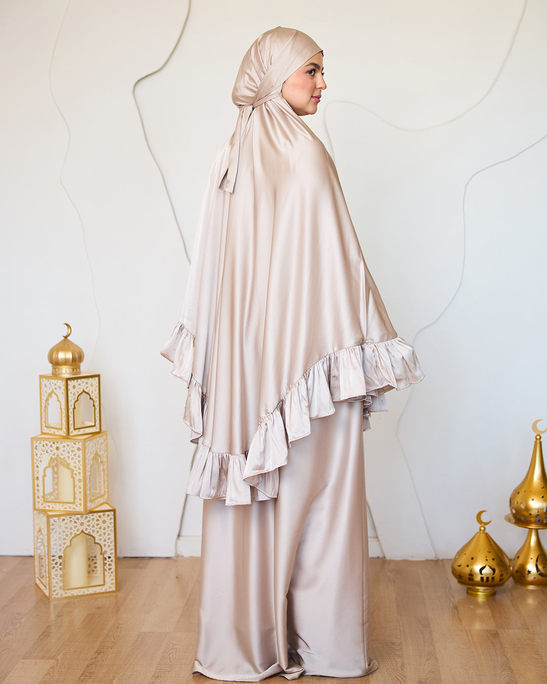 GOLD SATIN SET ISDAL